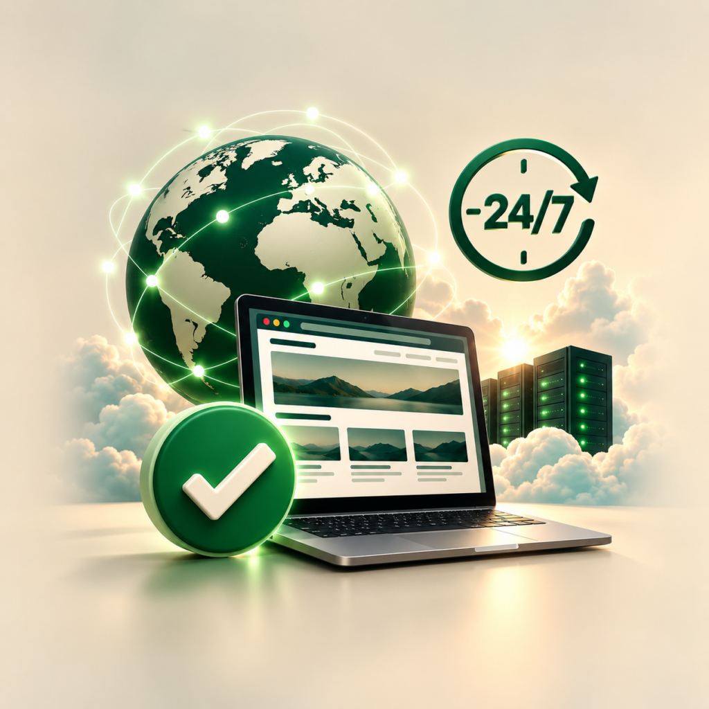 wereldwijde hosting, altijd verbonden